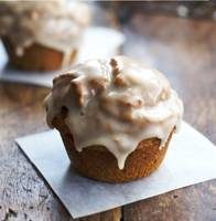 A picture of Healthy Maple Glazed Pumpkin Muffins